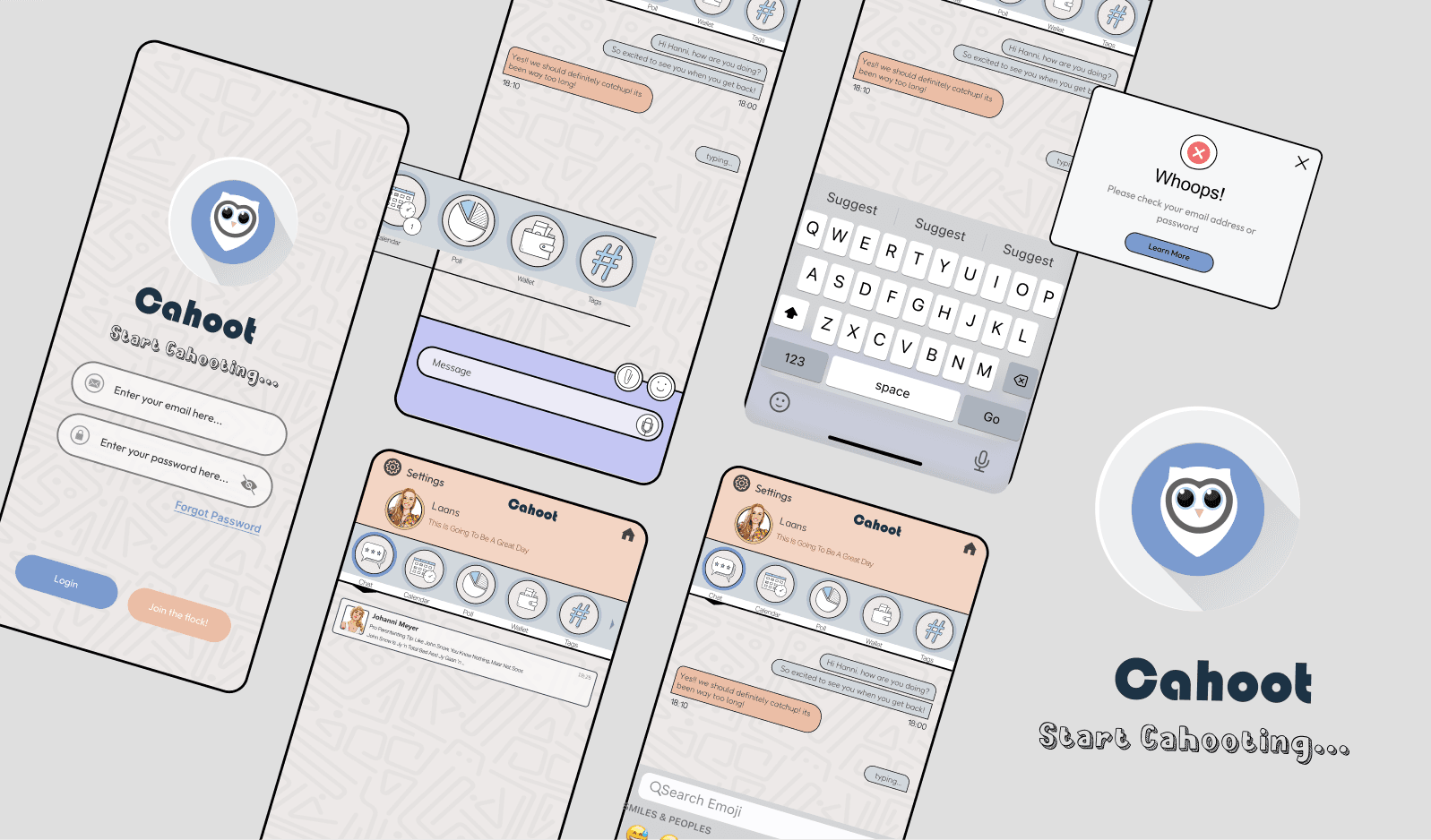 Cahoot Messaging screenshot